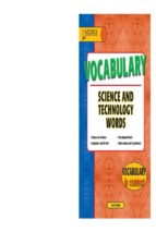 Vocabulary science and technology