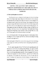 Phát triển chính sách marketing sản phẩm dệt may xuất khẩu của công ty tnhh sản xuất & thương mại tân bắc đô sang thị trường eu