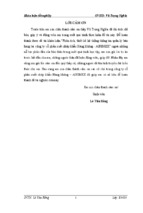 Phân tích, thiết kế hệ thống thông tin quản lý bán hàng tại công ty cổ phần xuất nhập khẩu hàng không - airimex