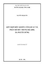 Kết hợp điều khiển công suất và phân phối Bít trong hệ xDSL đa người dùng.PDF