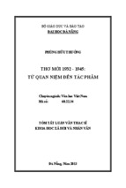 Thơ mới 1932 - 1945 Từ quan niệm đến tác phẩm