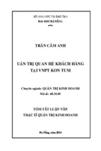 Quản trị quan hệ khách hàng tại VNPT Kon Tum