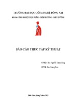 Báo cáo thực tập kỹ thuật tại Công ty Cổ phần Chăn nuôi C.P Việt Nam - Đào Hoàng Phúc