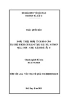 Hoàn thiện phân tích báo cáo tài chính khách hàng tại Ngân hàng TMCP Quân đội - Chi nhánh Đà Nẵng