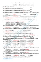 Chuyên đề 5-Bài tập Dẫn xuất Ancol – Phenol – Halogen