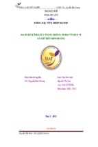 Đánh giá sự hài lòng của du khách nội địa với dịch vụ ca Huế trên Sông Hương