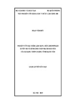 Nghiên cứu đặc điểm lâm sàng, siêu âm Doppler xuyên sọ và hình ảnh chụp mạch máu não của dị dạng thông động-tĩnh mạch não.