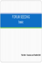 Forum-seeding