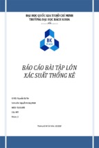 BÁO CÁO BÀI TẬP LỚN XÁC SUẤT THỐNG KÊ
