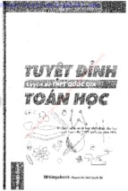Tuyệt đỉnh luyện đề THPT quốc gia 2015 Toán Học