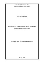 Đối sánh vân tay dựa trên thuật toán MCC Minutiae Cylinder - Code