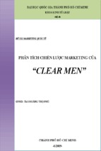 Marketing dầu gội đầu Clear Men