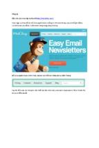 Hướng dẫn sử dụng MailChimp để Email Marketing