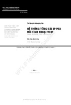 Tài liệu giới thiệu giải pháp hệ thống tổng đài ip-pbx mô hình thoại voip