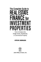Wiley the complete guide to real estate finance for investment properties