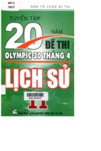 Tuyển tập 20 năm đề thi olympic 30 tháng 4 lịch sử 11 - phạm thị trâm