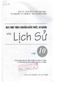 Dạy học theo chuẩn kiến thức-kĩ năng môn lịch sử lớp 10-trịnh đình tùng
