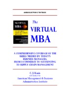 American management & business administration - the virtual mba
