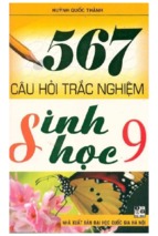 567 câu hỏi trắc nghiệm sinh học 9-huỳnh quốc thành