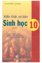 Kiến thức cơ bản sinh học 10-võ văn chiến