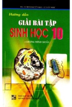 Hướng dẫn giải bài tập sinh học 10-trịnh nguyên giao