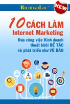 Ebook 10 cách làm internet marketing – richdadloc