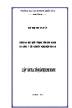 Luận văn thạc sĩ quản trị kinh doanh nâng cao hiệu quả sử dụng vốn kinh doanh của công ty cổ phần xây dựng điện vneco 8 - copy