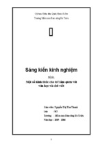 Một số hình thức cho trẻ làm quen với văn học và chữ viết