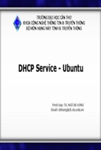 Dhcp service - ubuntu