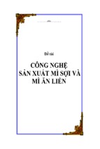 đề tài công nghệ sản xuất mì sợi và mì ăn liền, luận văn tốt nghiệp đại học, thạc sĩ, đồ án,tiểu luận tốt nghiệp