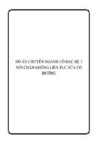 đồ án chuyên ngành cô đặc hệ 3 nồi chân không liên tục sữa có đường, luận văn tốt nghiệp đại học, thạc sĩ, đồ án,tiểu luận tốt nghiệp