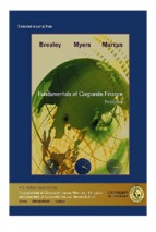 Mcgraw-hill - fundamentals of corporate finance brealey and myers 3rd ed