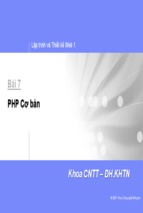 Webcourse - php co ban