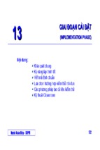 Chuong 13.giai doan cai dat