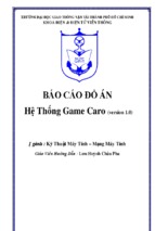 Hệ thống game caro (version 1.0)