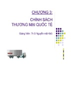 Chính sách thương mại quốc tế - tài liệu, ebook, giáo trình, hướng dẫn