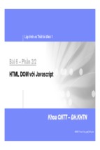 Webcourse - html dom