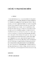 Tài liệu về vi phạm hành chính - tài liệu, ebook, giáo trình, hướng dẫn