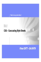 Webcourse - css