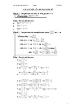 Bài tập về giới hạn hàm số toán 11