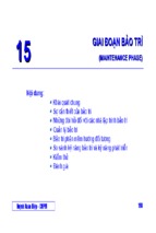 Kỹ thuật lập trìnhchuong 15.giai doan bao tri