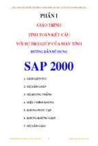 Kỹ thuật lập trìnhgiáo trình sap 2000 - hướng dẫn sử dụng sap 2000