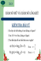 Bài giảng bài hàm số mũ - hàm số logarit giải tích 12 (2)