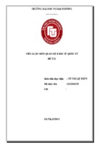 đề tài mối quan hệ giữa fdi và vấn đề xuất nhập khẩu ở việt nam sau thời lỳ đổi mới