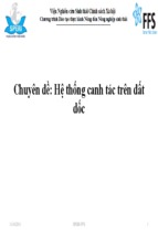 Hệ thống canh tác trên đất dốc - viện nghiên cứu sinh thái chính sách xã hội