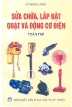 Sửa chữa lắp đặt quạt và động cơ điện toàn tập