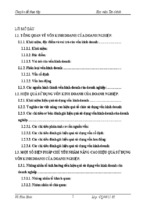 Các giải pháp tài chính chủ yếu nâng cao hiệu quả sử dụng vốn kinh doanh tại công ty tnhh tm long liễu