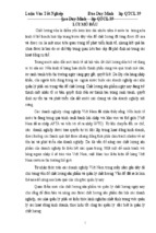 Một số giải pháp cơ bản nhằm từng bước triển khai áp dụng tqm ở công ty dệt 19. 5 hà nội