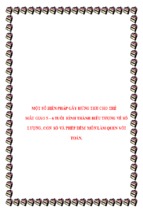 Skkn-một số biện pháp gây hứng thú cho trẻ mẫu giáo