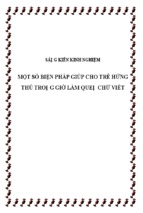 Skkn-một số biện pháp giúp cho trẻ hứng thú trong giờ làm quen chữ viết